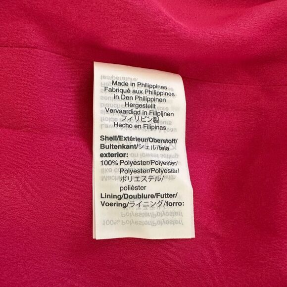 J. Crew Pink Satin Dress Fold Over Sleeveless Maxi Size 8 🔥 - Picture 9 of 12